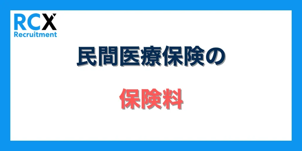 民間医療保険の保険料